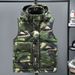 Outdoor Winter Men's Camouflage Down Cotton Vest Teen Student Thickened Vest Korean Version Versatile Couple Jacket_viptrois.com