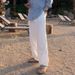 Men's Clothing Linen Trousers Men New Summer Cotton And Linen Trousers Thin Drape Wide Leg Loose Versatile Straight Casual Trousers_viptrois.com