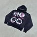 Men's Clothing Retro Jacket Street Fashion Y2k European And American Ins Personality Dark Print Sweater Long Sleeved Pullover Hoodie_viptrois.com