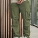 Men's Utility Cargo Pants – Military-Inspired Tactical Trousers With Multi-Pockets_viptrois.com