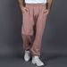 60% Cotton Fleece-Lined Jogger Pants For Men & Women – Winter Warm Sweatpants, Loose Fit, Elastic Cuffs (Black/White/Pink/Brown/Green/Gray)_viptrois.com