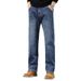 Loom Men's Nine-point Jeans 2025 New Fleece-lined Thickened Loose Straight Large Size Stretch Denim Pants For Men Autumn_viptrois.com