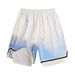 Men's Clothing New Gradient Fake Two Piece Ice Silk Mesh Basketball Fitness Shorts Men's Summer Thin American Style Quick Drying Breathable_viptrois.com