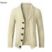 Pure Foreign Trade Cross-Border Autumn Winter Coat European Size Men's New Cardigan Twisted Long Sleeve Top Thickened Knitted_viptrois.com
