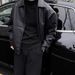 Men's Black PU Leather Jacket Retro Workwear Style Zip-Up Stand Collar Casual Outerwear Coat_viptrois.com