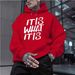 Men's Clothing Letter Print Hoodie, Casual Sports Sweatshirt, Long Sleeved Autumn And Winter Fashion Street Style Versatile Top_viptrois.com