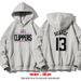 Spring And Autumn New Clippers Pickled Pepper George No. 13 Basketball Casual Hooded Sweater Men_viptrois.com