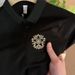 Men's Fashion Star Embroidered Polo Shirt Comfortable Cotton Blend Casual Slim Fit Short Sleeve Top_viptrois.com