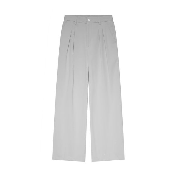 Men's Clothing Four Colors Men's Suit Trousers Drape Suit Trousers Straight Loose Wide Leg Trousers Versatile Casual Trousers_viptrois.com