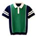 Men's Clothing Business Casual Short Sleeved T Shirt Youth Fashion Splicing Knitted Tops Slim Polo Shirt_viptrois.com