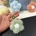 Bag Charm Cherry Blossom Fur Ball Car Keychain Small Fresh Colored Plush Flower Mobile Phone Ornaments Flower Bag Pendant Gift_viptrois.com