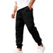 "Men's Waffle-Knit Relaxed Fit Cargo Pants – High Street & Streetwear Joggers With Breathable Polyester (S-XXXL,Multi-Pocket Design)"_viptrois.com