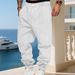 Men's Clothing Loose Sports Jogging Casual Jacquard Sweatpants Winter Casual Jogger Pants With Elastic Cuffs Loose Fit Comfortable Athletic Trousers_viptrois.com