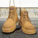European Warm Series Martin Autumn Men's 2025 New Winter British Style Sports Casual Work Mid-Top Leather Boots Waterproof Trendy Shoes_viptrois.com