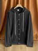 Men's Clothing Button-Up Linen Shirt – Oversized Casual Hooded Long-Sleeve (S-XXXL, Breathable Cotton-Linen Blend, Beach & Streetwear, Neutral Tones)_viptrois.com
