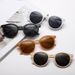 2023 New Candy Color For Women Korean Fashion Small Round Frame Ins Street Style Internet Celebrity Sunglasses_viptrois.com