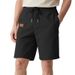 Men's Solid Color Twill Summer Pants Style Thin Breathable Casual Loose Shorts For Beach Sports_viptrois.com