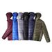 Men's Slim-Fit Stand Collar Lightweight Puffer Jacket – Poly-Cotton Blend, 6 Versatile Colors ( Side Pockets, Wrinkle-Resistant)_viptrois.com