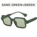 Square frame rice nail niche sunglasses for women ins retro plain makeup high end glasses sunscreen net celebrity sunglasses trend_viptrois.com