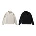 Loom 350g Half-Zip High-Neck Sweatshirt Men's Trendy Brand New Top Spring And Autumn American Retro Jacket_viptrois.com