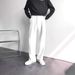 Men's Clothin Style White Suit Trousers Men's High End Loose Straight Leg Mopping Trousers Casual Versatile Suit Trousers Suit Trousers Trendy_viptrois.com