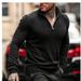 Men's Semi-Turtleneck Sweater - Soft Knit Pullover With Cable Stitch Design, Machine Washable, 10 Classic Colors (M-3XL)_viptrois.com