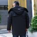 Men's Clothing Extra Large Long Down Jacket With Detachable Inner Liner, Heavy Duty Workwear Coat For Extreme Cold Weather - Black, Red, Ivory_viptrois.com