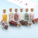 Natural Crystal Drift Colorful Crushed Stone Wishing Agate Fragrance Mini Perfume Bottle_viptrois.com
