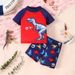 Boys Suit Summer Shark Pullover Shorts Two Piece Suit European And American Fashion Quick Drying Children's Beach Swimsuit Suit_viptrois.com