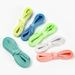 Shoe Accessories reflective 8mm polyester double layer hollow flat shoelaces suitable for sneakers, white shoes and canvas shoes_viptrois.com