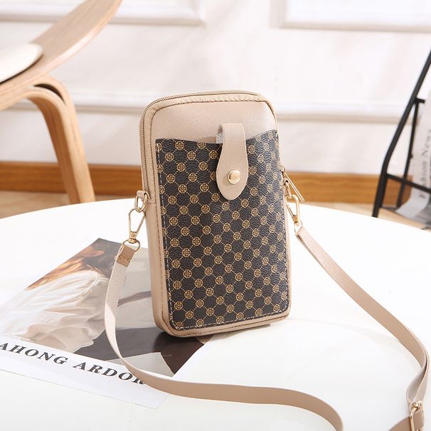 Women's Trendy Vertical Print Shoulder Bag - Polka Dot Crossbody Phone Purse For Autumn_viptrois.com