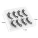 Lash extension set Thick False Eyelashes 4 pairs of natural fiber eyelashes Curl eyelashes_viptrois.com