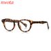 New Retro Flat Glasses Oval Frame Orange TR Glasses Frame Spring Core_viptrois.com