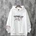 Pure Men's Hoodie With Fleece, Harajuku Style, Loose Fit, Spring And Autumn, Trendy Hip-Hop Student Jacket_viptrois.com