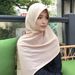 Women's Hijab hot selling solid color chiffon scarf long scarf shawl comfortable breathable_viptrois.com