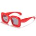 New Square Frame Children's Sunglasses Inflatable Funny Party Glasses Ins Style Personality Children's Sunglasses_viptrois.com