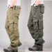Men's Clothing Thick Webbing Trousers Casual Pants Cotton Loose Plus Size Oversized Overalls Men's Pants Comfortable_viptrois.com