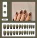 European And American Solid Color Nail Wearing Nail Patches Finished Nail Patches Ballet Armor Trapezoidal Distinctive Translucent_viptrois.com