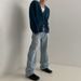 MYQ Mink Velvet V-Neck Knitted Cardigan Jacket Men's Autumn Korean Lazy Style Loose Outer Wear Niche Sweater_viptrois.com