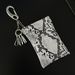 Snake Pattern Portable Coin Purse Keychain Pendant Street Fashion Bag Pendant_viptrois.com