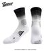 Gradient basketball socks for men and women, professional practical towel bottom thickened mid length sports fitness running socks_viptrois.com