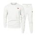 Men's Textured Crewneck Sweatshirt Set – Casual & Outdoor Loungewear For Everyday Comfort_viptrois.com
