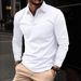 Nordmann European American Cross-Border Spring And Autumn Hot-Selling Polo Shirt Fashion Printed Turn-Down Collar Three-Button_viptrois.com