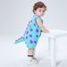 Qiletu Summer New Cute Little Monster Shape With Three Dimensional Tail One Piece Triangle Romper Performance Costume_viptrois.com