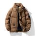 Men’s Winter Graphene-Enhanced Padded Jacket – Oversized Fit, Thickened Polyester Coat With Stand Collar (M-8XL, 3 Colors)_viptrois.com