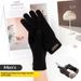 Pulse Winter Fleece-Lined Touchscreen Knitted Gloves Men Women, Warm For Cycling And Driving, Five-Finger Cold-Proof,_viptrois.com