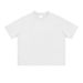 Square T-shirt Men's Heavyweight Shoulder Sleeves Large Size Cotton 240g Heavy Bottoming Shirt_viptrois.com
