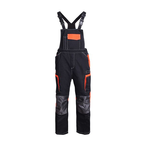 Men's Clothing Auto Repair Coveralls Work Clothes Multi Pocket Bib Pants Suspenders Door And Window Installation Clothes Elastic Thread Suspenders_viptrois.com