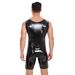 Men's Clothing Elastic tights stage performance clothes for menmen mirrored leather jumpsuit sexy zipper open crotch pants for men_viptrois.com