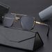 Men's Sunglasses UV Protection Fashion Glasses Square Frame Sun Protection Sunglasses_viptrois.com